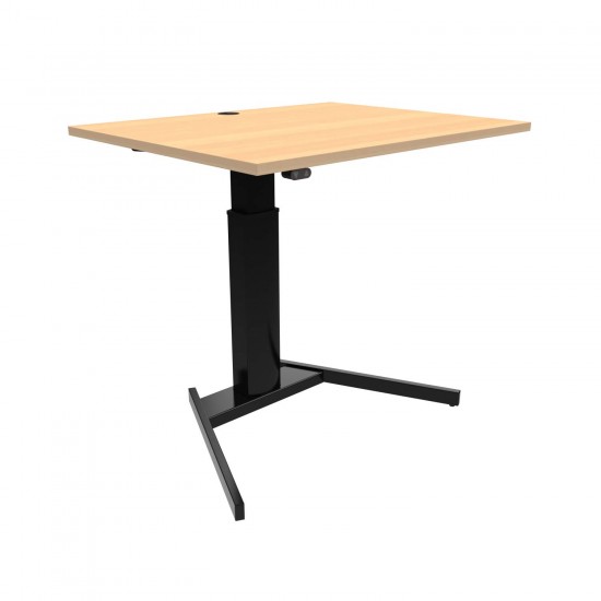 Ergonomig desk with single leg lifting height ajdustable frame Conset 501-19