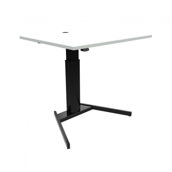 Ergonomig desk with single leg lifting height ajdustable frame Conset 501-19