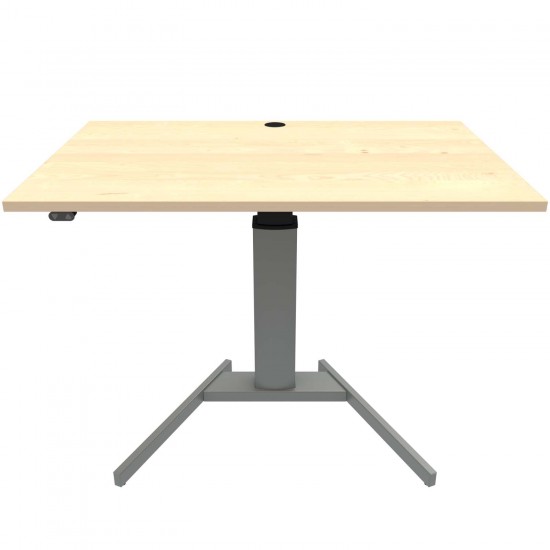 Ergonomig desk with single leg lifting height ajdustable frame Conset 501-19