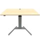 Ergonomig desk with single leg lifting height ajdustable frame Conset 501-19