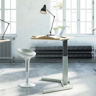 Ergonomic Desk With Single Leg Frame Conset 501-19-095