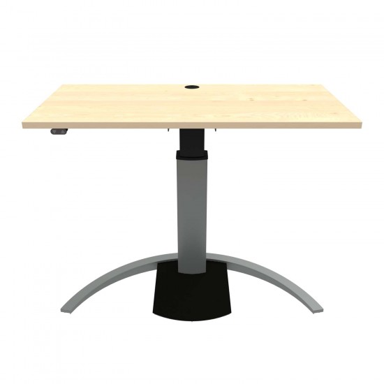 Ergonomig desk with single leg lifting height ajdustable frame Conset 501-19