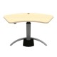 Ergonomig desk with single leg lifting height ajdustable frame Conset 501-19