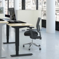 Ergonomic Desk 47x31 with 3-stage lift columns Conset 501-37