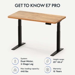 Stand Up Desk Flexispot E7 Pro 