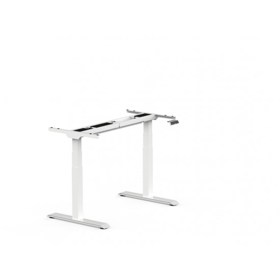 Ergonomic height adjustable Standing desk Frame E7 with Dual motor electric lift mechanism.